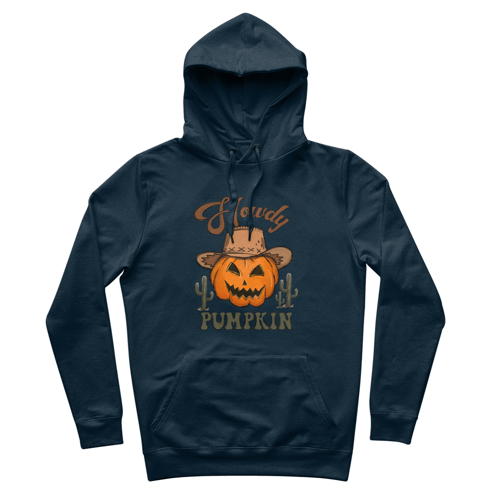 HOWDY PUMPKIN 100% Organic Cotton Hoodie - DirectlyPersonalised