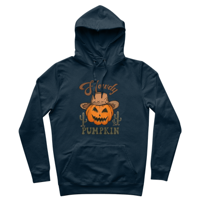 HOWDY PUMPKIN 100% Organic Cotton Hoodie - DirectlyPersonalised