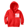 Daddy's my Valentine Classic Kids Zip Hoodie