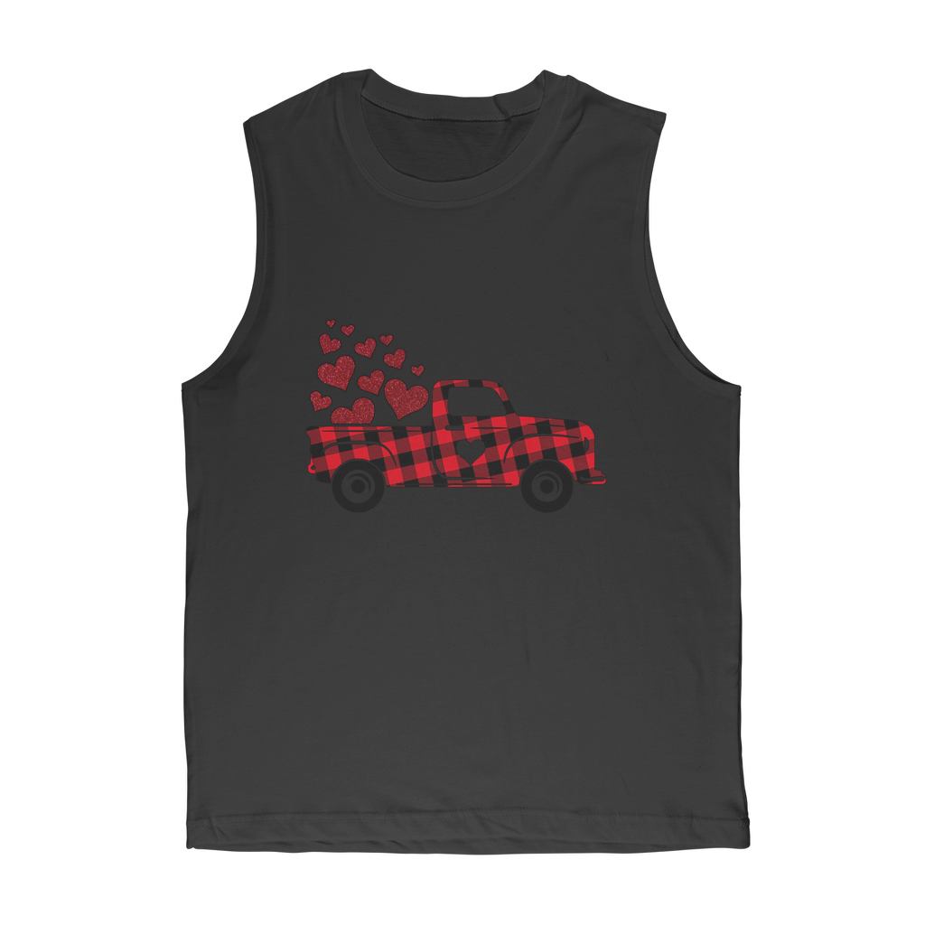Love Truck Classic Adult Muscle Top - DirectlyPersonalised
