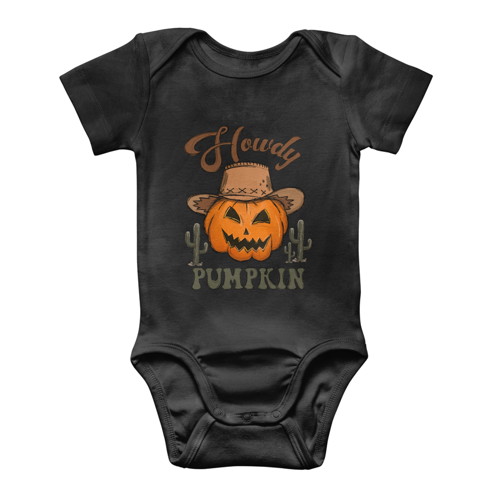 HOWDY PUMPKIN Classic Baby Onesie Bodysuit - DirectlyPersonalised