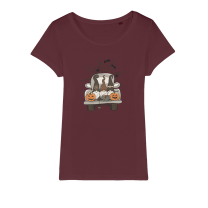 LETS GET SPOOKY Organic Jersey Womens T-Shirt - DirectlyPersonalised