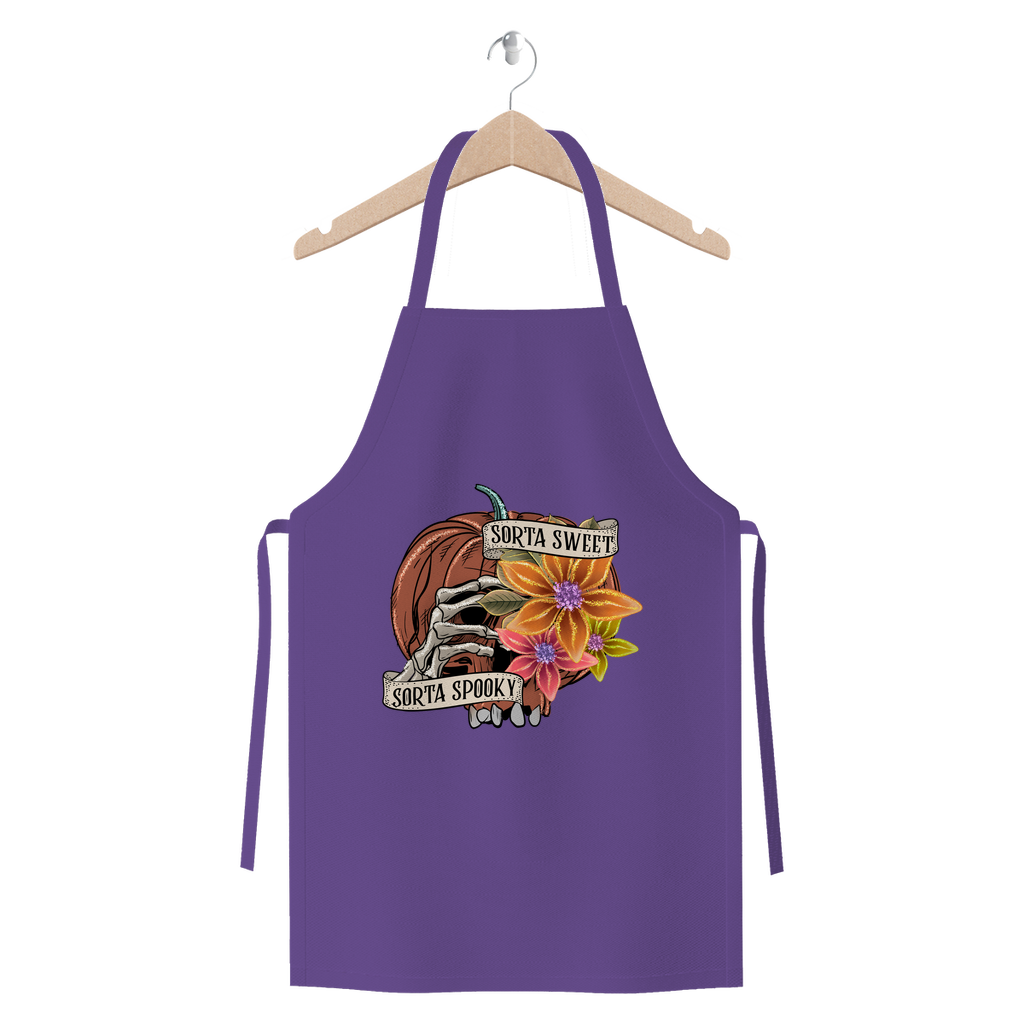 SORTA SWEET - SORTA SPOOKY Premium Jersey Apron - DirectlyPersonalised