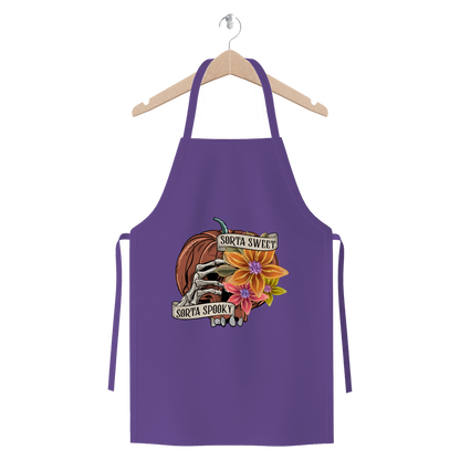 SORTA SWEET - SORTA SPOOKY Premium Jersey Apron - DirectlyPersonalised