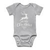 My First Christmas White Classic Baby Onesie Bodysuit