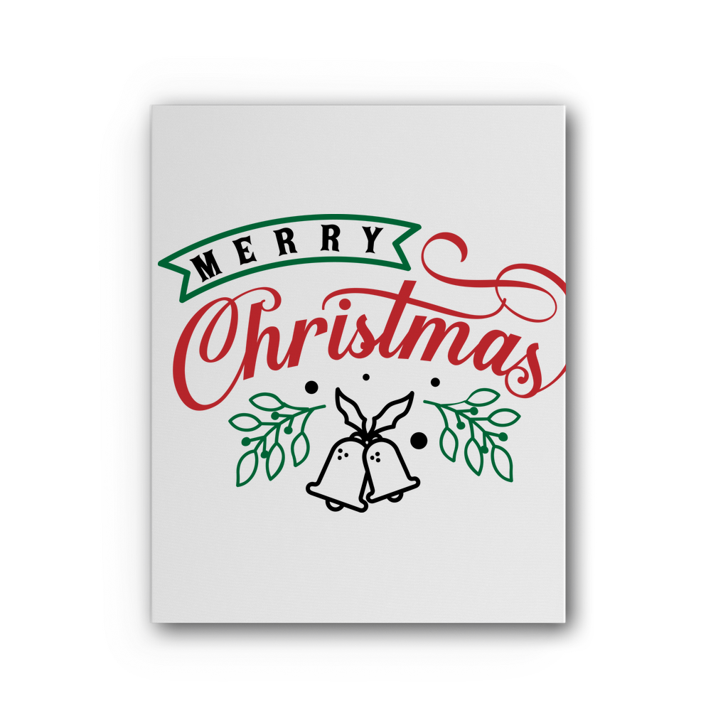 Merry Christmas Premium Stretched Canvas - DirectlyPersonalised