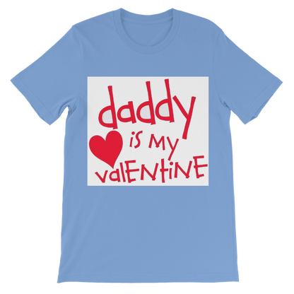 Daddy's my Valentine Classic Kids T-Shirt - DirectlyPersonalised