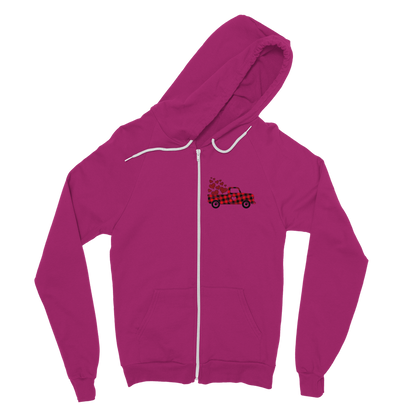 Love Truck Classic Adult Zip Hoodie - DirectlyPersonalised