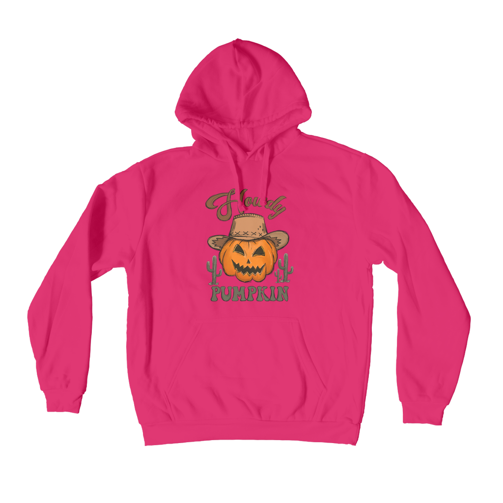 HOWDY PUMPKIN Premium Adult Hoodie - DirectlyPersonalised