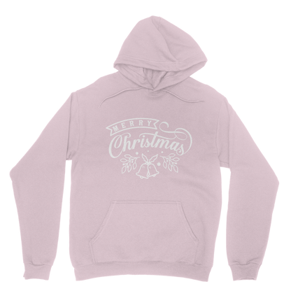 Merry Christmas White Classic Adult Hoodie