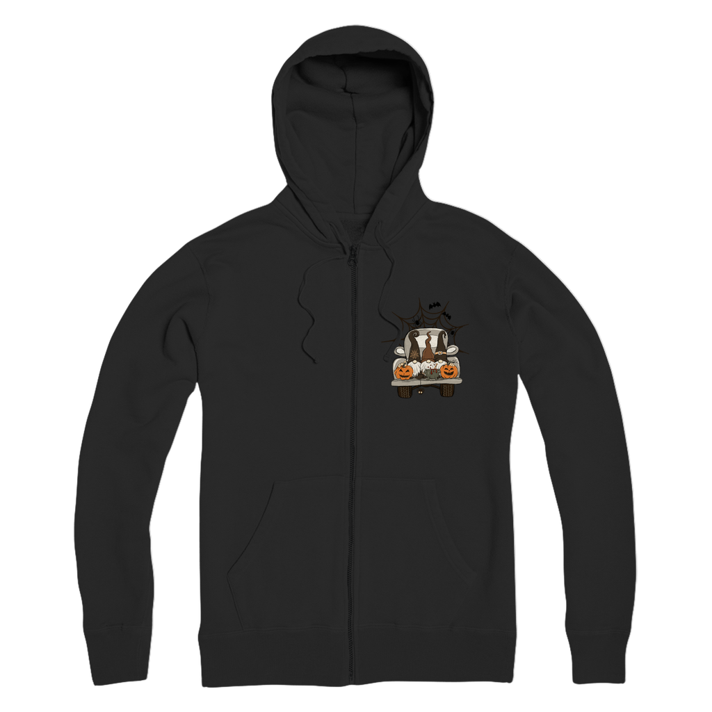 LETS GET SPOOKY Premium Adult Zip Hoodie - DirectlyPersonalised