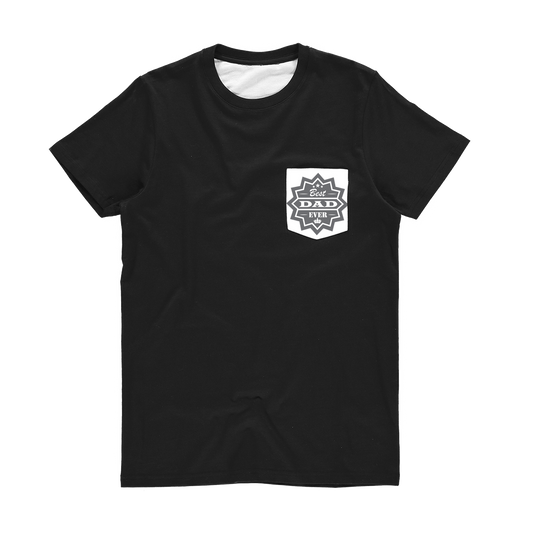 Best Dad Ever Classic Sublimation Pocket T-Shirt - DirectlyPersonalised