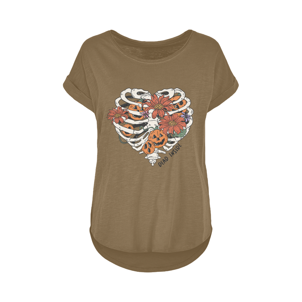 RIB CAGE Women's Long Slub T-Shirt XS-5XL - DirectlyPersonalised