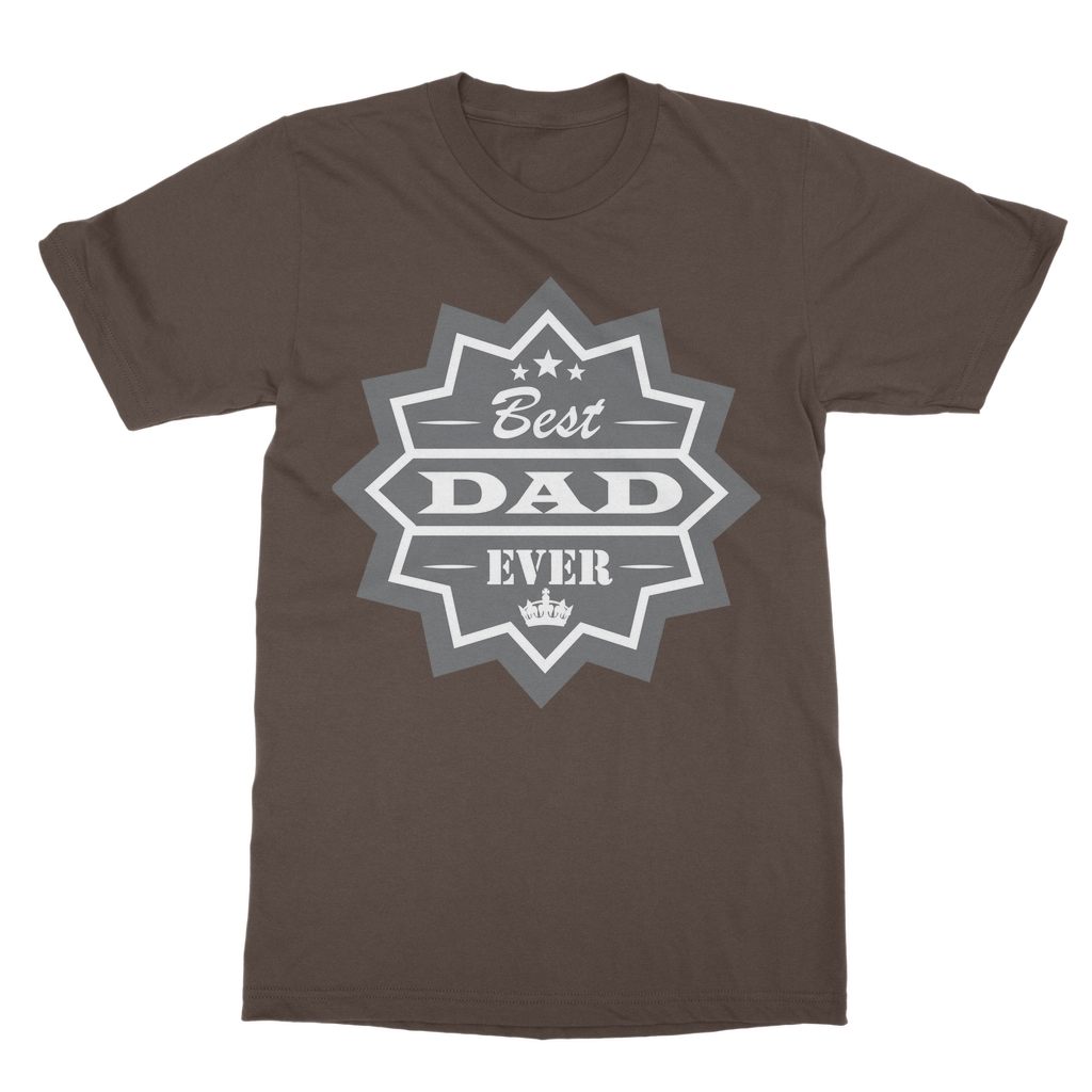 Best Dad Ever Classic Adult T-Shirt - DirectlyPersonalised