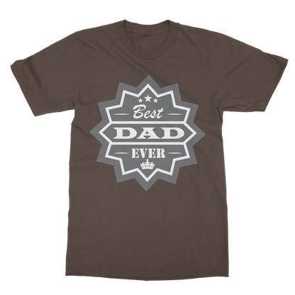 Best Dad Ever Classic Adult T-Shirt - DirectlyPersonalised