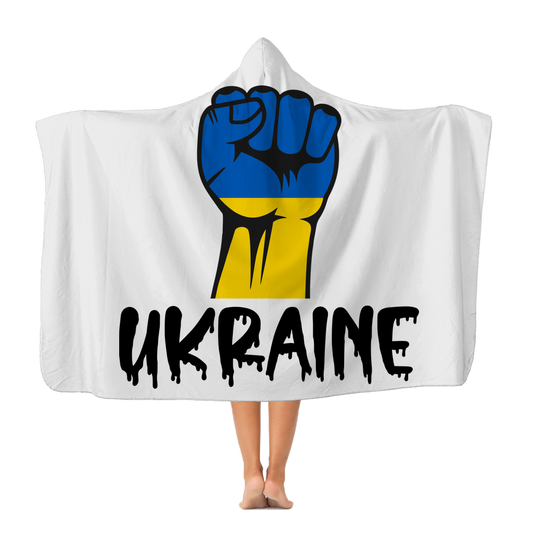 STAND FOR UKRAINE Classic Adult Hooded Blanket - DirectlyPersonalised