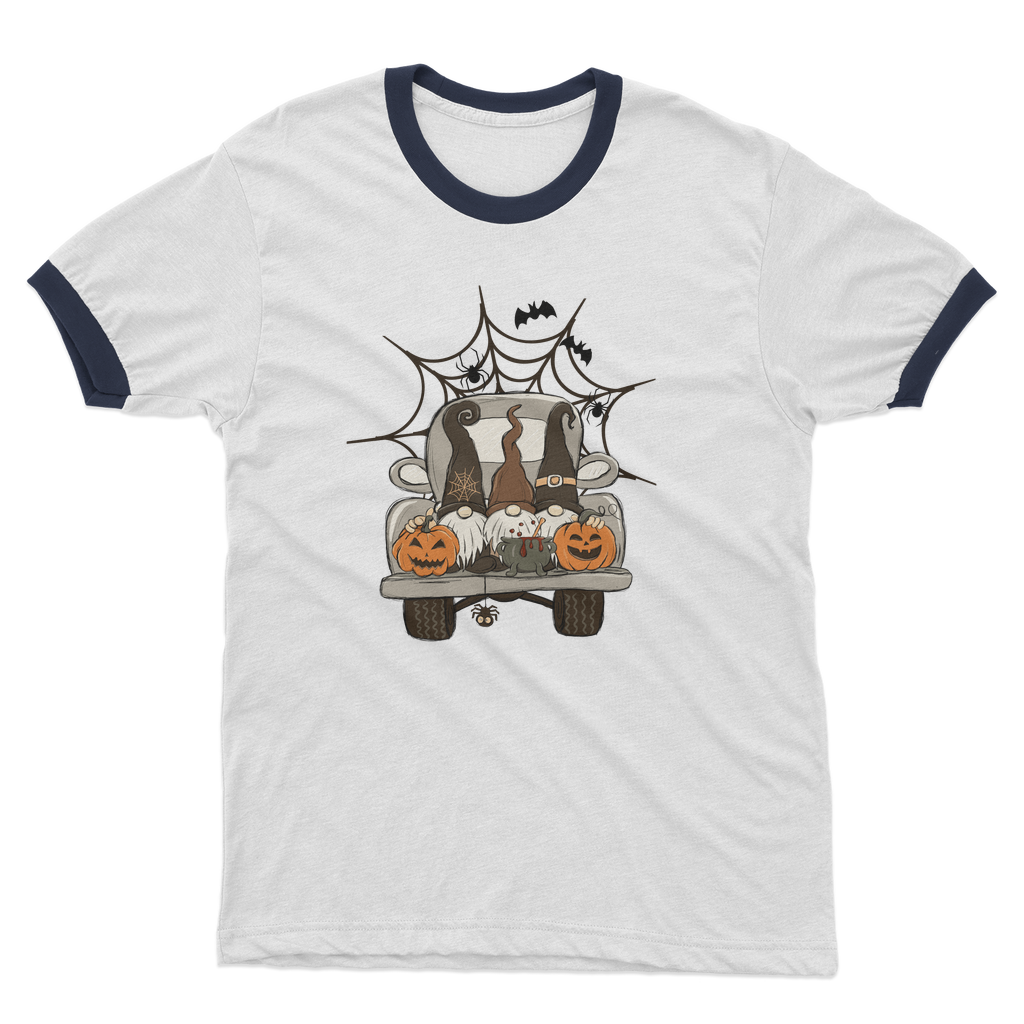 LETS GET SPOOKY Adult Ringer T-Shirt - DirectlyPersonalised