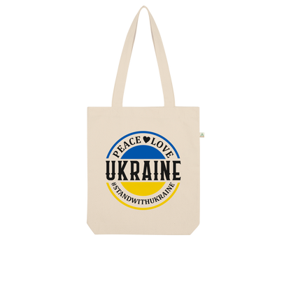 STAND WITH UKRAINE Organic Tote Bag - DirectlyPersonalised