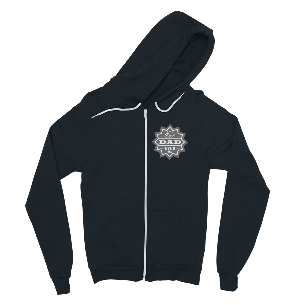 Best Dad Ever Classic Adult Zip Hoodie - DirectlyPersonalised
