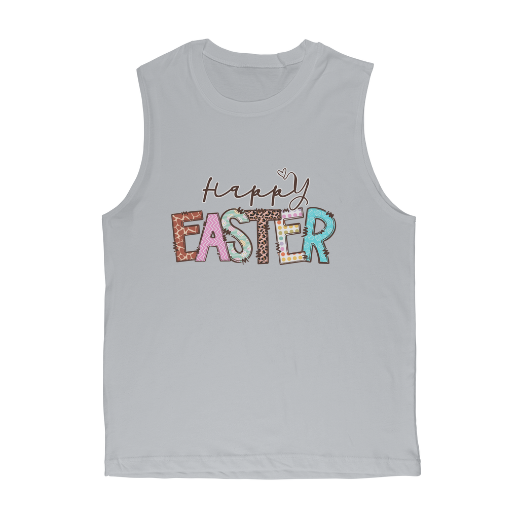 Happy Easter Classic Adult Muscle Top - DirectlyPersonalised