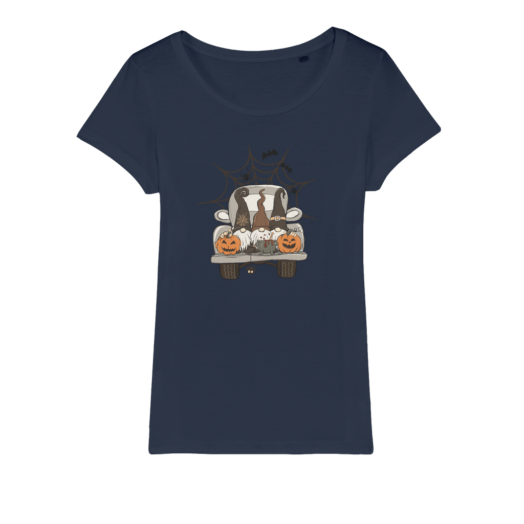 LETS GET SPOOKY Organic Jersey Womens T-Shirt - DirectlyPersonalised