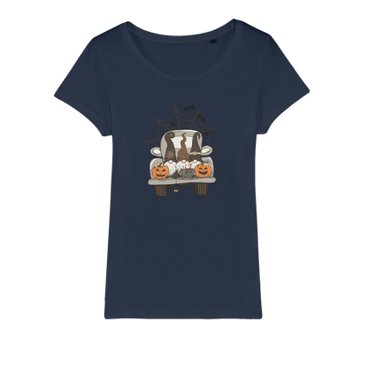 LETS GET SPOOKY Organic Jersey Womens T-Shirt - DirectlyPersonalised