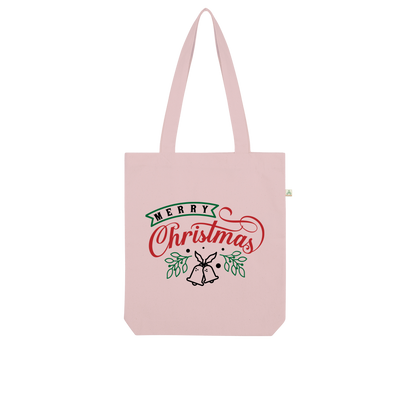 Merry Christmas Organic Tote Bag - DirectlyPersonalised