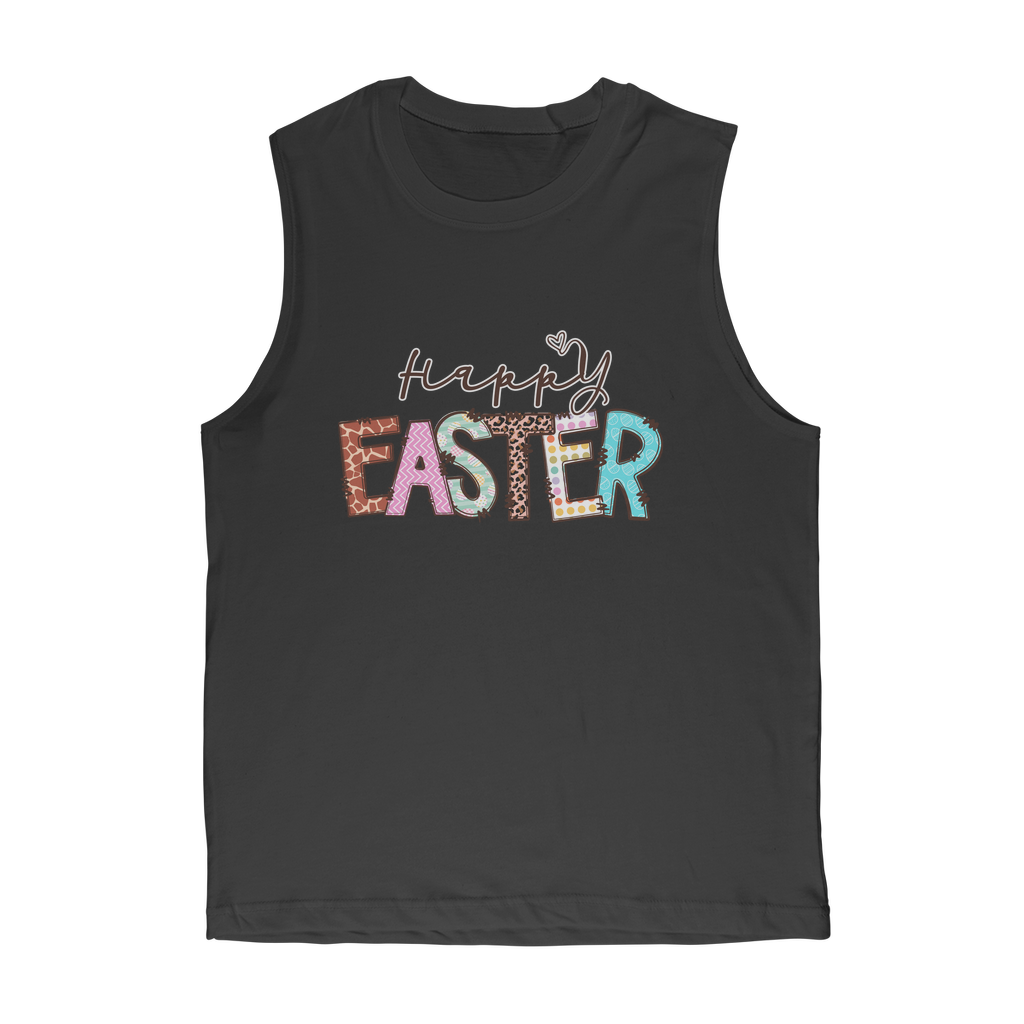 Happy Easter Classic Adult Muscle Top - DirectlyPersonalised