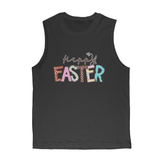 Happy Easter Classic Adult Muscle Top - DirectlyPersonalised
