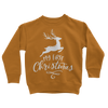 My First Christmas White Classic Kids Sweatshirt