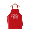 Merry Christmas White Premium Jersey Apron