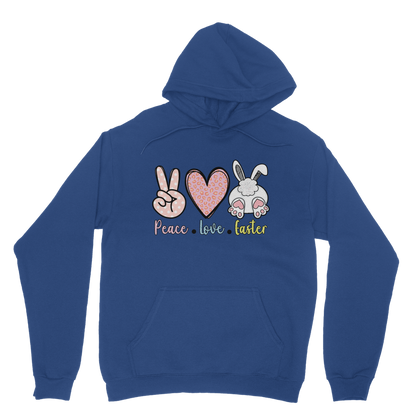 PEACE LOVE EASTER Classic Adult Hoodie - DirectlyPersonalised