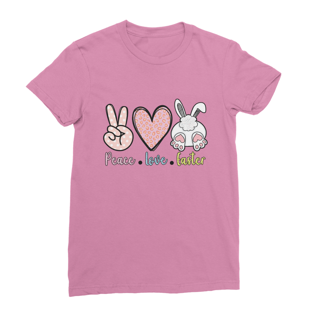 PEACE LOVE EASTER Classic Women's T-Shirt - DirectlyPersonalised