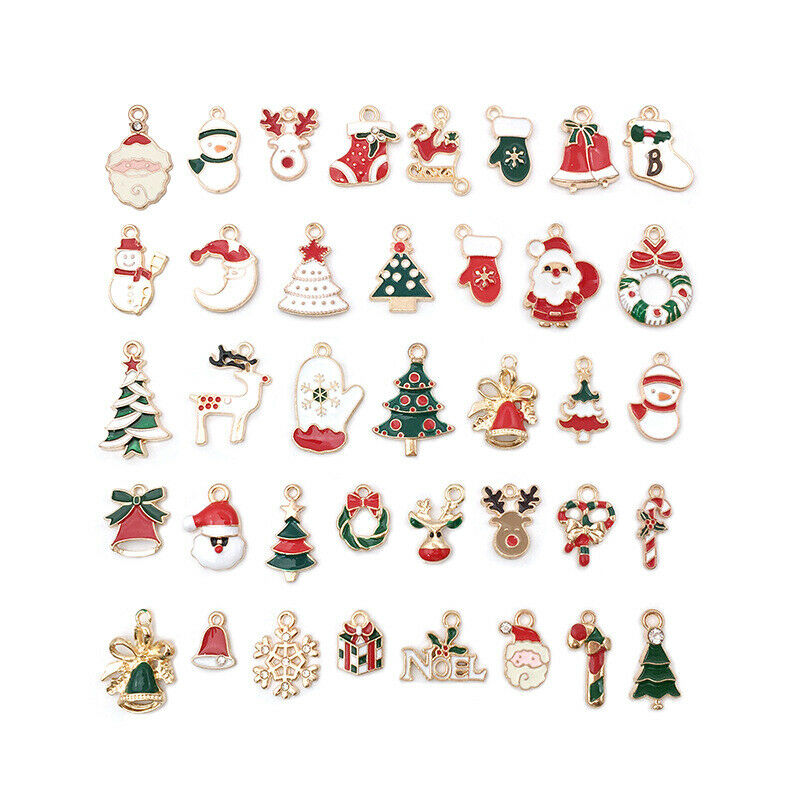 Christmas Pendants - Enamel Christmas Shaped Hanging Tree Décor - DirectlyPersonalised
