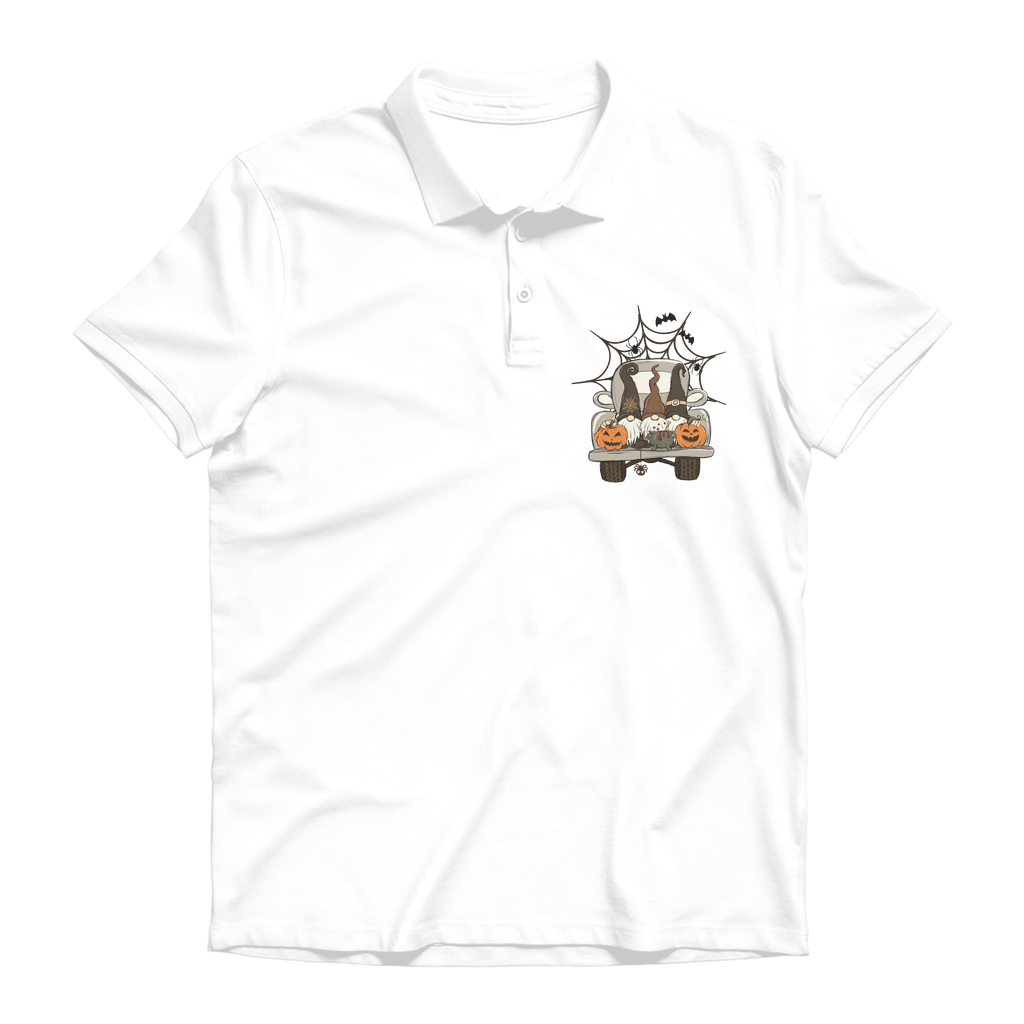 LETS GET SPOOKY Premium Adult Polo Shirt - DirectlyPersonalised