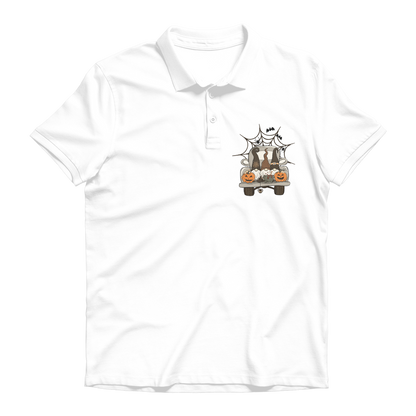 LETS GET SPOOKY Premium Adult Polo Shirt - DirectlyPersonalised