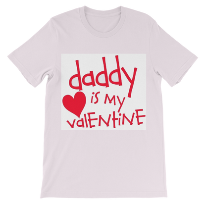 Daddy's my Valentine Classic Kids T-Shirt - DirectlyPersonalised