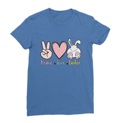 PEACE LOVE EASTER Classic Women's T-Shirt - DirectlyPersonalised