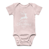 My First Christmas White Classic Baby Onesie Bodysuit