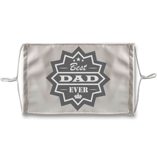 Best Dad Ever Sublimation Face Mask + 10 Replacement Filters - DirectlyPersonalised
