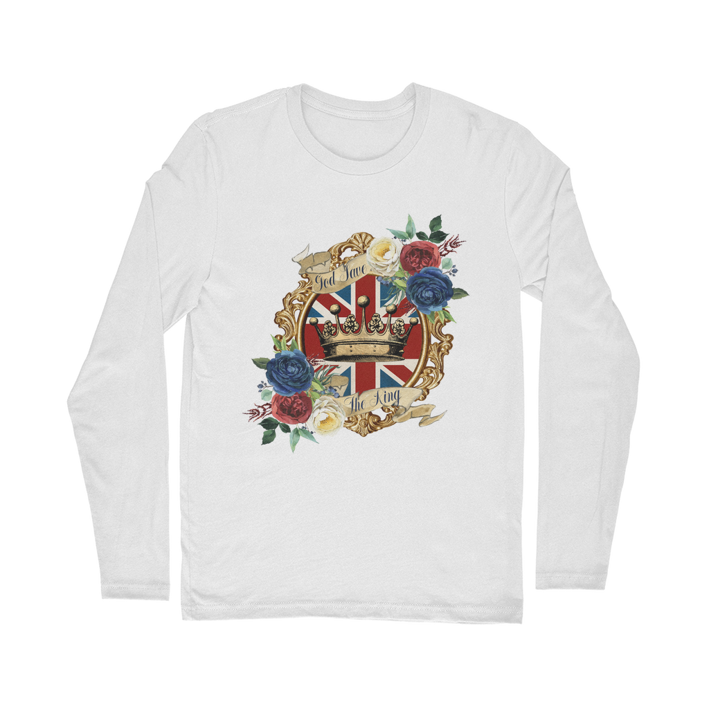 GOD SAVE THE KING Classic Long Sleeve T-Shirt - DirectlyPersonalised