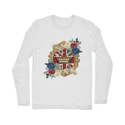 GOD SAVE THE KING Classic Long Sleeve T-Shirt - DirectlyPersonalised