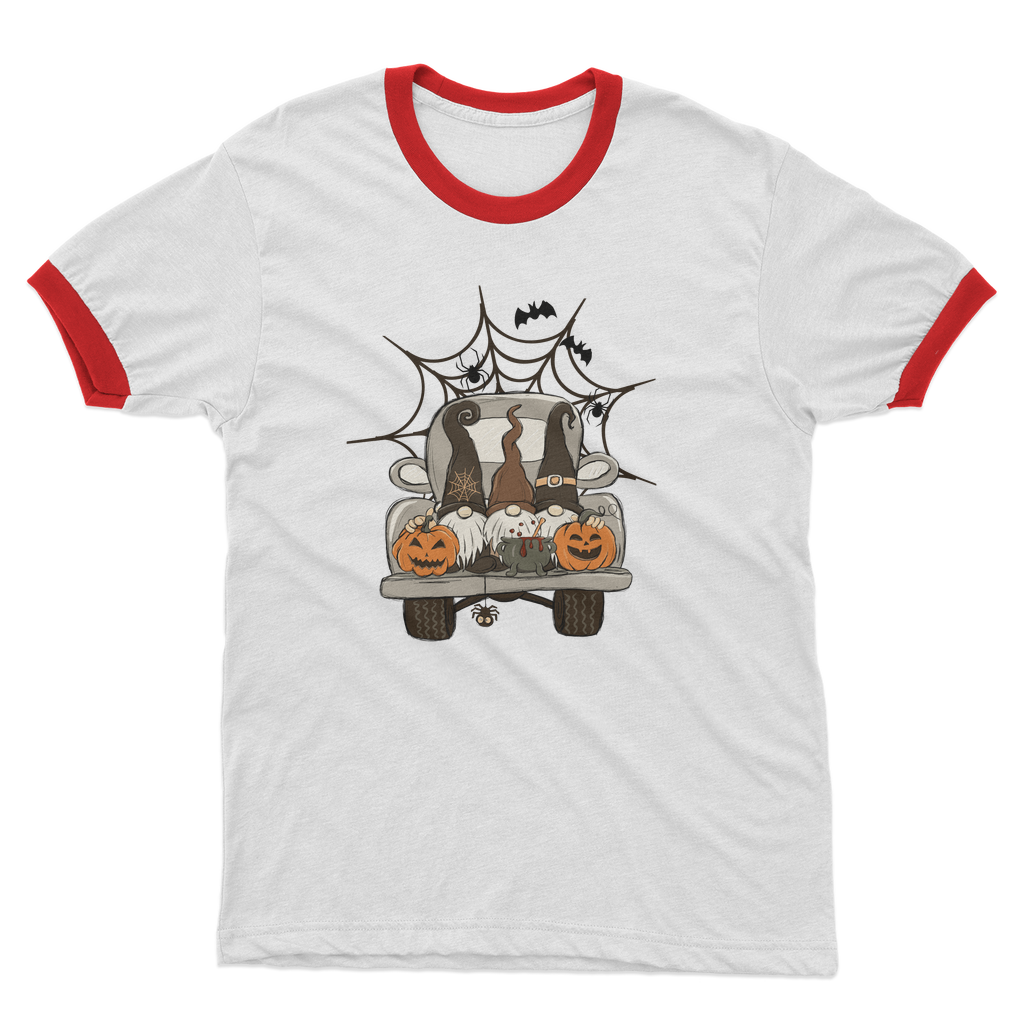 LETS GET SPOOKY Adult Ringer T-Shirt - DirectlyPersonalised