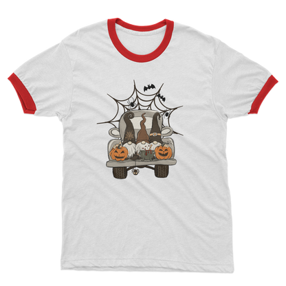 LETS GET SPOOKY Adult Ringer T-Shirt - DirectlyPersonalised