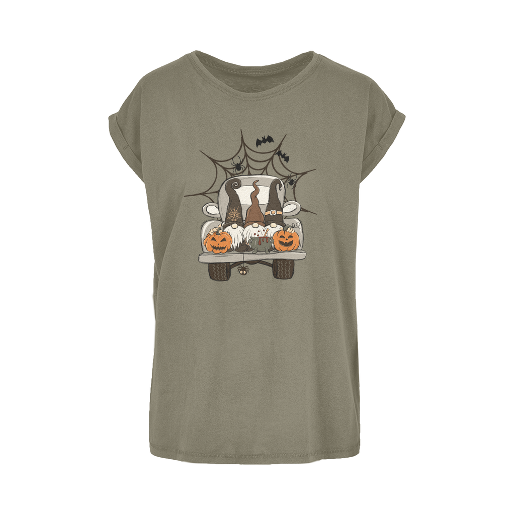 LETS GET SPOOKY Women's Extended Shoulder T-Shirt XS-5XL - DirectlyPersonalised