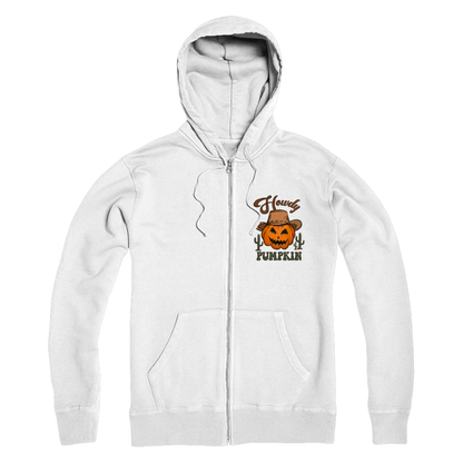 HOWDY PUMPKIN Premium Adult Zip Hoodie - DirectlyPersonalised