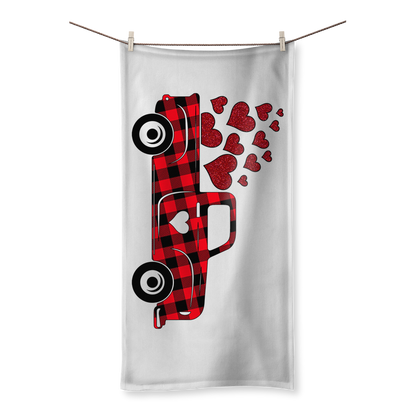 Love Truck Sublimation All Over Towel - DirectlyPersonalised