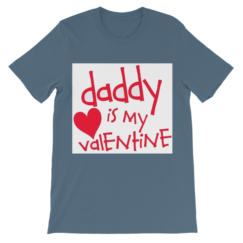 Daddy's my Valentine Classic Kids T-Shirt - DirectlyPersonalised