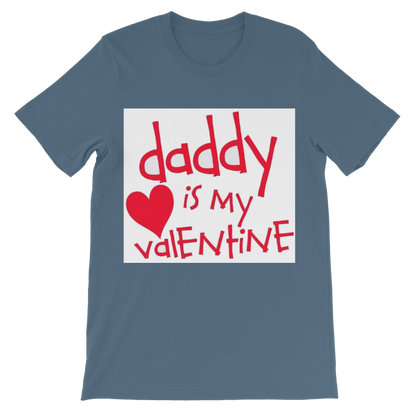 Daddy's my Valentine Classic Kids T-Shirt - DirectlyPersonalised