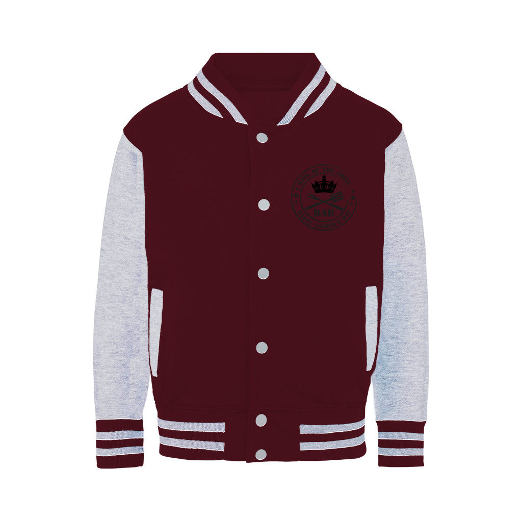 King of the Grill Varsity Jacket - DirectlyPersonalised